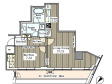 MY TOWER RESIDENCEの間取り図画像